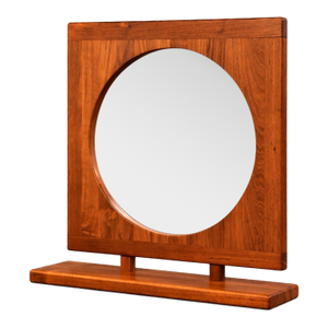 1970s Danish Modern Hanging Mirror by Pedersen & Hansen