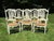 Late 20th Century Late 20th Century Habersham French Country Wheat-Sheaf Rush-Seat Dining Chairs, Set of 8 For Sale - Image 5 of 10