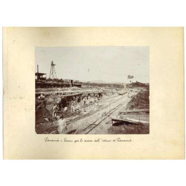 Unknown, Ancient Views of Panama and the District of Colon, Vintage Photo, Set of 2 For Sale - Image 3 of 3