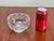 Transparent Vintage Tiffany & Co. Mid-Century Modern Crystal Dolphin Pattern Footed Bowl For Sale - Image 8 of 10