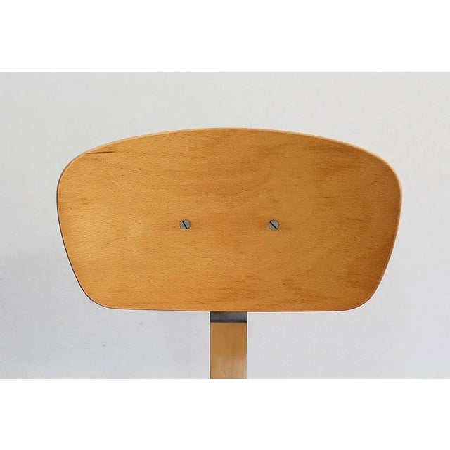 Adjustable Architect's Chair in Chromed Metal, 1960s For Sale - Image 4 of 18