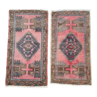 1970s Vintage Petite Turkish Rug - a Pair For Sale