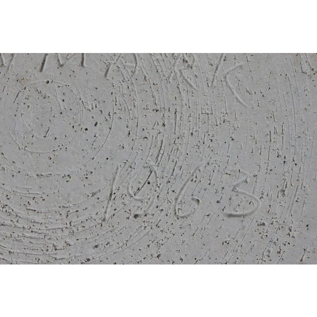 Large Low Stoneware Dish with Deep Blue Glaze by Per Linnemann-Schmidt ,1963 For Sale - Image 8 of 10