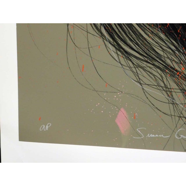 Impressionist Frank Howell "Summer Guilds the River Rose"Unframed Serigraph Paper Hand Signed For Sale - Image 3 of 9