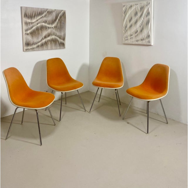 Herman Miller Vintage Chairs by Charles and Ray Eames for Herman Miller, 1952, Set of 4 For Sale - Image 4 of 18
