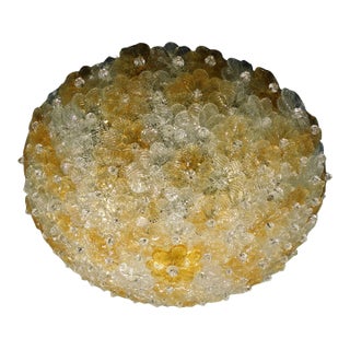 1960s Millefiori Flush Mount by Barovier E Toso For Sale