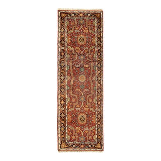 Pasargad DC Fine Hand Knotted Ralph Lauren Design Runner Rug For Sale