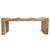 Coastal Modern Washed Teak Wave Bench For Sale In Los Angeles - Image 6 of 8