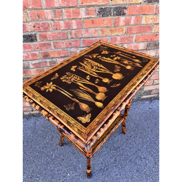 19th Century 19th Century Decoupaged Table For Sale - Image 5 of 7