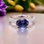 Natural Finely Faceted Quality Sapphire Diamond Ring 6.5 14k W Gold 3.15 TCW Certified $4,950 310588 This is a Unique...