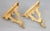 Vintage Italian Style Gilt Wall Brackets - A Pair For Sale In Houston - Image 6 of 7