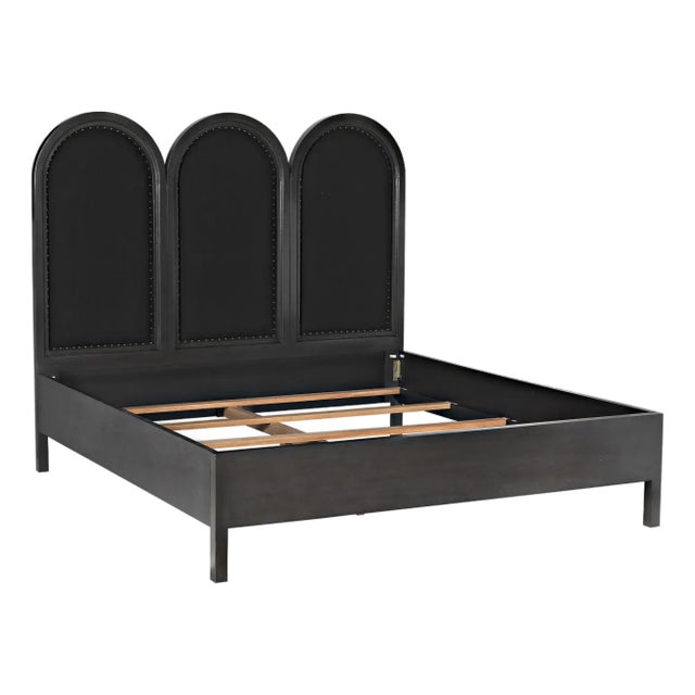 NOIR Arch Bed, Eastern King, Pale For Sale