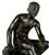 This exquisite bronze sculpture, titled "Hermes a Riposo," is a stunning representation of the famous ancient Greek deity,...
