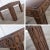 Vintage Modern Square Lane End or Side Table With Carved Leg Design & Chevron Veneer Top For Sale - Image 12 of 13