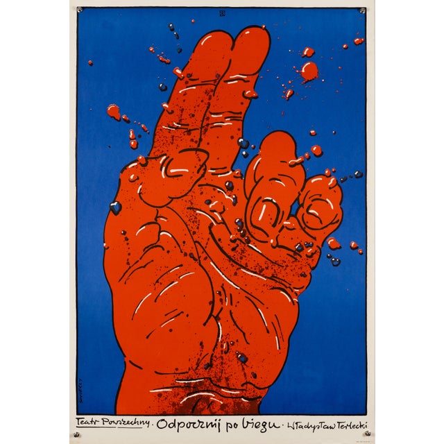 Rest After the Run Theatre Post from Waldemar Świerzy, 1976 For Sale - Image 9 of 9