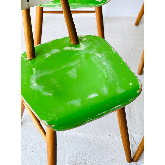 Dining Chairs from Ton, 1960s, Set of 4 For Sale - Image 18 of 18