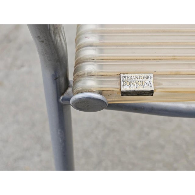 Vintage Italian Dining Chairs by Tito Agnoli for Piero Bonacina, 1990s, Set of 4 For Sale - Image 13 of 15