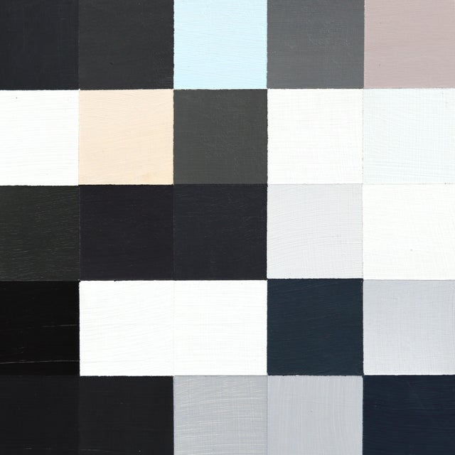 2020s 154 Squares v.2 - Modern Color Drenched Abstract Geometric Acrylic Painting by Brandon Neher For Sale - Image 5 of 9