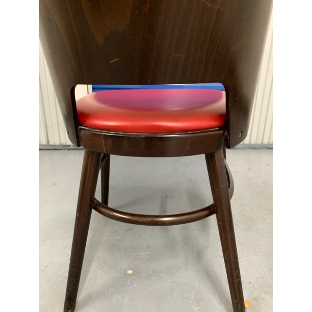 Wood Mid-Century No. 515 Dining Chair by Oswald Haerdtl for Ton, 1960s For Sale - Image 7 of 8