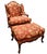 Experience the Peak of Traditional Elegance With This Custom French Country Bergère Chair and Ottoman by Taylor King. 1980s For Sale - Image 12 of 12