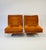 Thayer Coggin Pair of 1970s Thayer Coggin Chrome Swivel Lounge Chairs For Sale - Image 4 of 6
