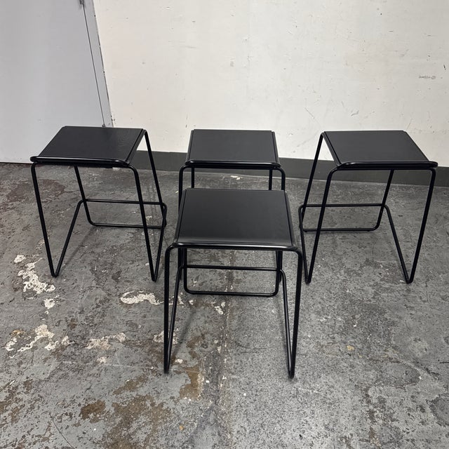 Wood Blu Dot Ready Counter Stools, Set of Four For Sale - Image 7 of 12