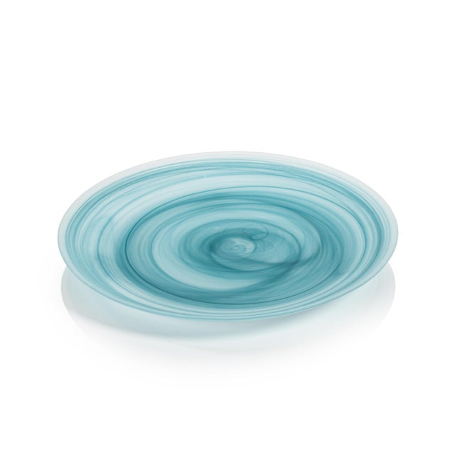 Barren Alabaster Glass Plates, Set of 4, Medium For Sale In Los Angeles - Image 6 of 6