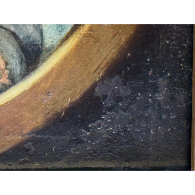 Historic British Painting Portrait of General John Lambert in Armour — Victorian Revival After Robert Walker C1840 For Sale - Image 15 of 17