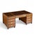 Baker Furniture Campaign Style Leather Top Partners Desk For Sale - Image 10 of 10