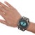7" 1970's Phil T Navajo Silver cuff bracelet with turquoise For Sale - Image 11 of 11