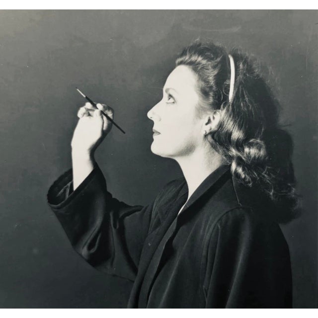 Wood Large Abstract Mixed Media Painting in Red & Black by Kathyrn Henneman, 60” X 48” For Sale - Image 7 of 7