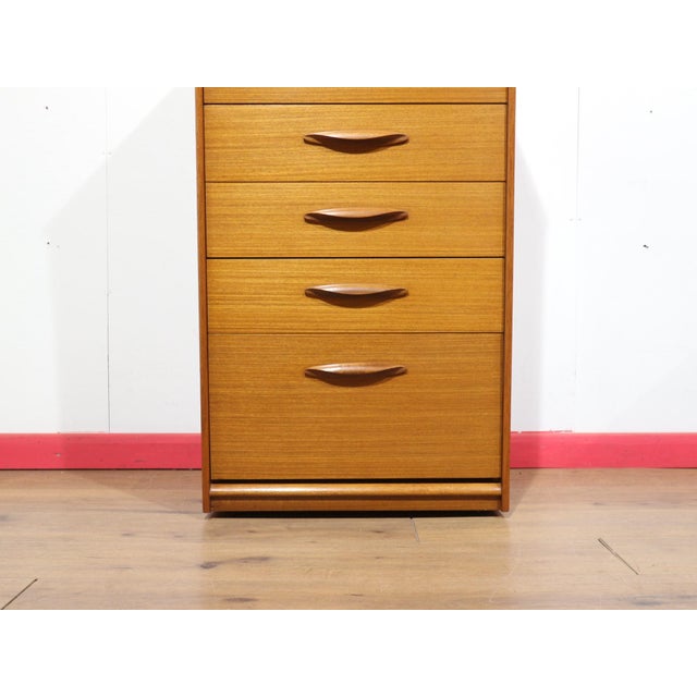 Mid Century Modern Vintage Teak British Dresser Drawers by Austinsuite For Sale - Image 4 of 12