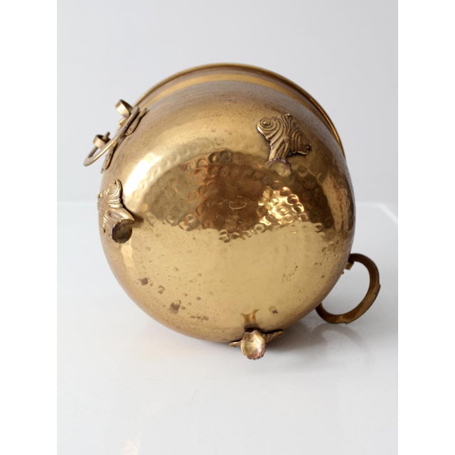 Antique Victorian Brass Jardiniere Planter For Sale - Image 13 of 14