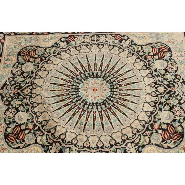 Chinese Semi Antique 7'8 inch x 4'6 inch Wool Area Rug For Sale - Image 9 of 12