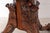 Maitland - Smith Vintage Maitland Smith Carved Mahogany Center Hall Tabl For Sale - Image 4 of 8