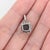 Red 1.24ct Ruby Pendant W Earth Mined Diamonds in Solid 14k White Gold Cushion 6mm For Sale - Image 8 of 9