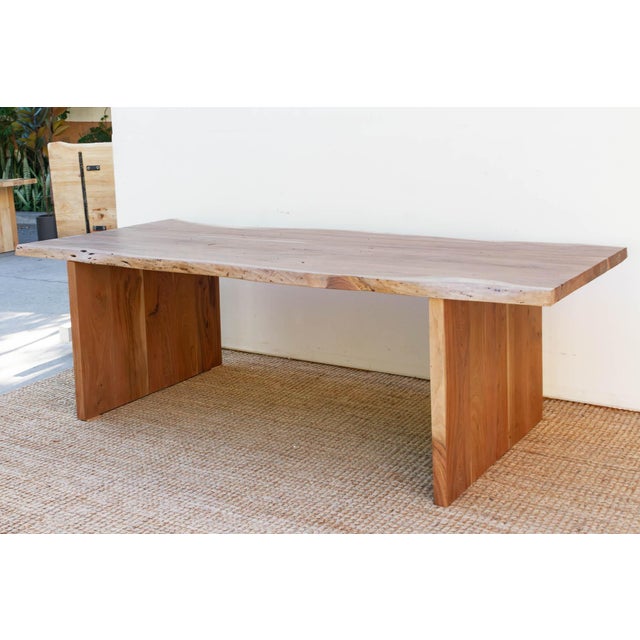 Shoreline 96" Live Edge Acacia Dining Table For Sale - Image 4 of 10