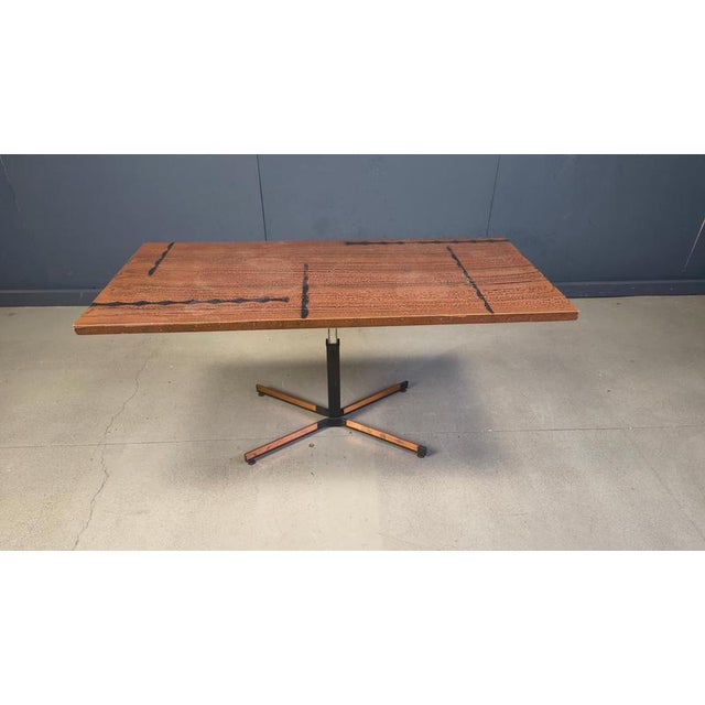 Modernist Adjustable Copper Coffee Table, 1960s For Sale - Image 6 of 16