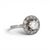Art Deco Antique Art Deco Halo Ring, Old-Cut Diamonds | Circa 1930, Size 5.5 For Sale - Image 3 of 6