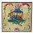 Tony Duquette Style Chinoiserie Oil Painting on Canvas For Sale