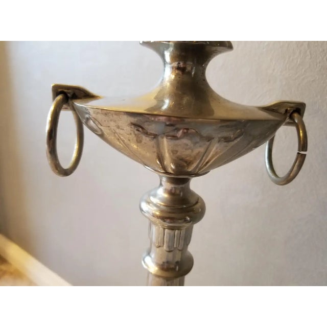 Tommi Parzinger 1950s Chrome Trophy Table Lamp Style Stiffel Lamp Company For Sale - Image 4 of 10