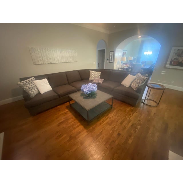 Restoration Hardware Authentic Rh (Restoration Hardware) Lancaster Sectional – Deep-Seat Luxury L-Shape For Sale - Image 4 of 12