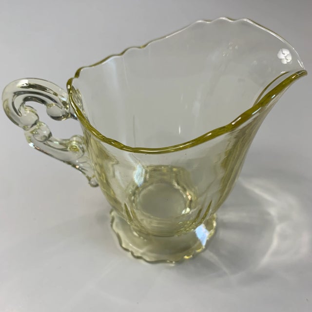 Dessert Set in Antique Yellow For Sale In New York - Image 6 of 13