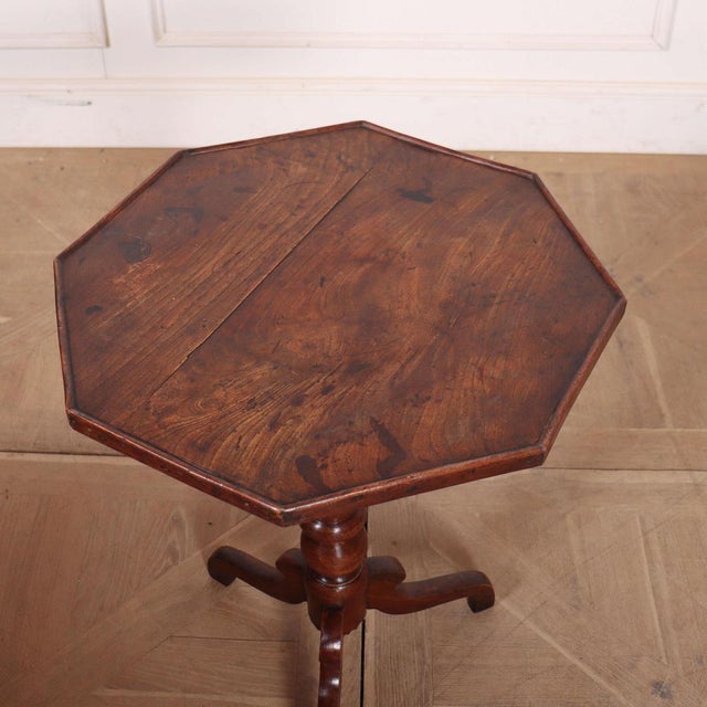 Vintage English Occasional Lamp Table For Sale - Image 6 of 8