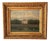 European School, Lakeside Villa with Swans, 1890s, Oil on Canvas, Framed For Sale