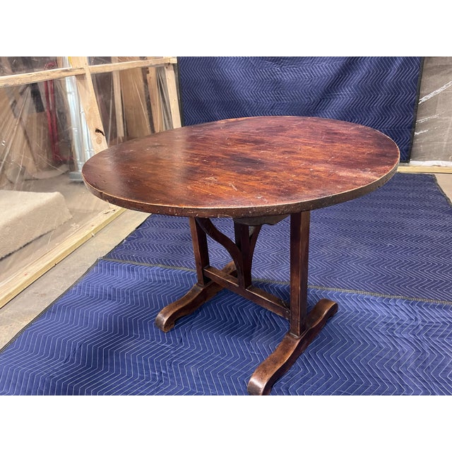 18th Century Provincial French Tilt-Top Wine Tasting Table For Sale In Atlanta - Image 6 of 11