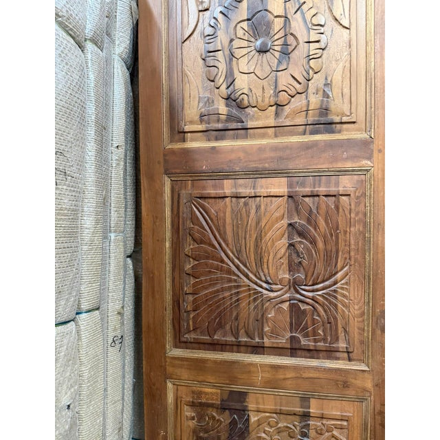 Bring timeless character and rustic elegance to your space with these beautifully carved wooden door panels. Featuring...