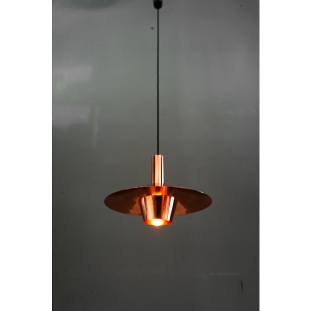 Copper Chandelier, Denmark, 1950s For Sale - Image 18 of 18