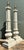 Vintage Cast Iron Column Lamps - A Pair For Sale - Image 9 of 12