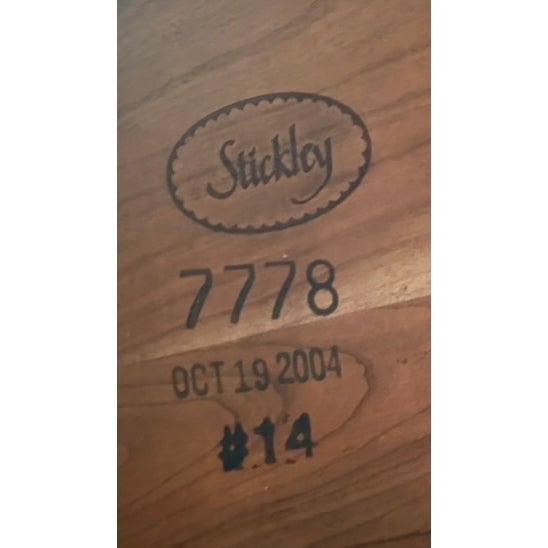 Stickley Metropolitan Cherry Contemporary Round Side Table Model 7778 For Sale In Pittsburgh - Image 6 of 6